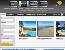 Tablet Screenshot of corse-immobilier.com
